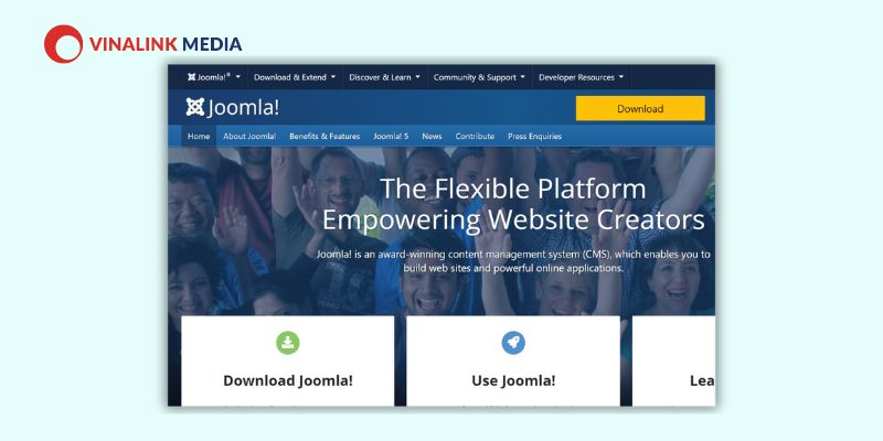 Phần mềm thiết kế web Joomla